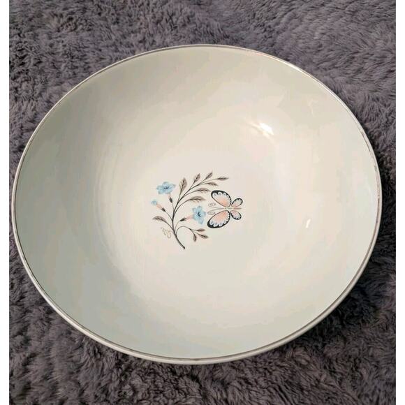Vintage Universal Ballerina Mist Pastel Mint Green Strawflower Serving Mix Bowl - Picture 1 of 6